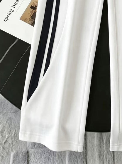 Women’s Collared Half-Zip Top & Wide-Leg Pants Co-Ord Set