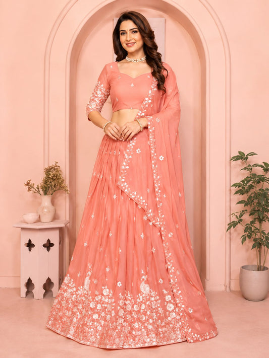Olive Royale Embroidered Lehenga Set