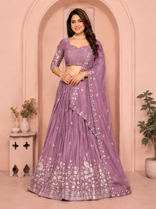 Olive Royale Embroidered Lehenga Set