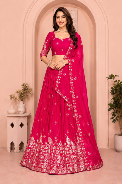 Olive Royale Embroidered Lehenga Set