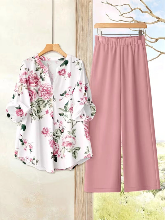 Vacation Breeze Printed Co-Ord Set for Women