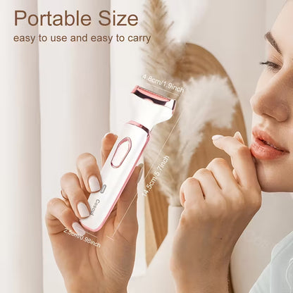 4-in-1 women grooming trimmer / facial hair remover kit