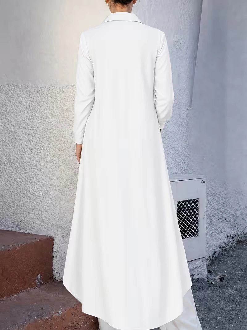 Autumn Celeste Elegant Maxi Co-Ord Set | T-Shirt & Straight-Fit Pants