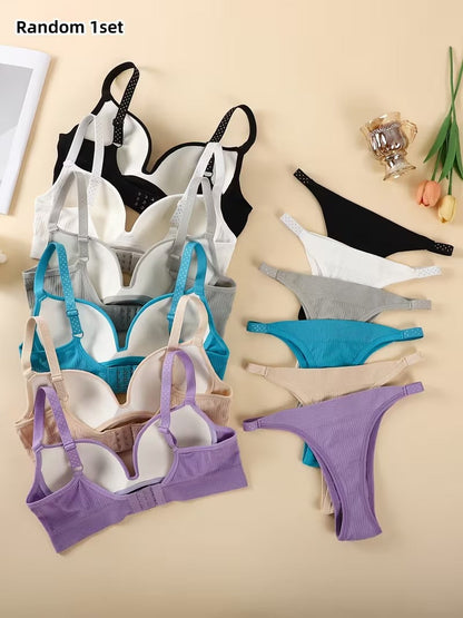 Ultra Breathable Comfort Bra Set