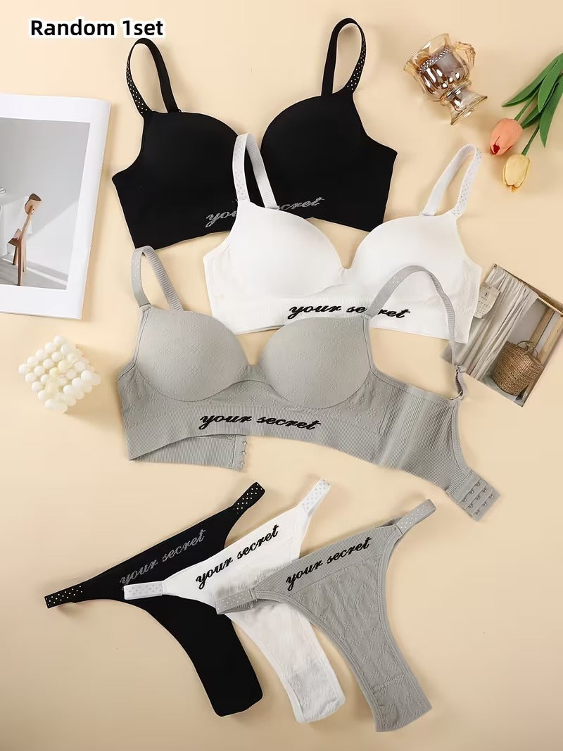 Ultra Breathable Comfort Bra Set