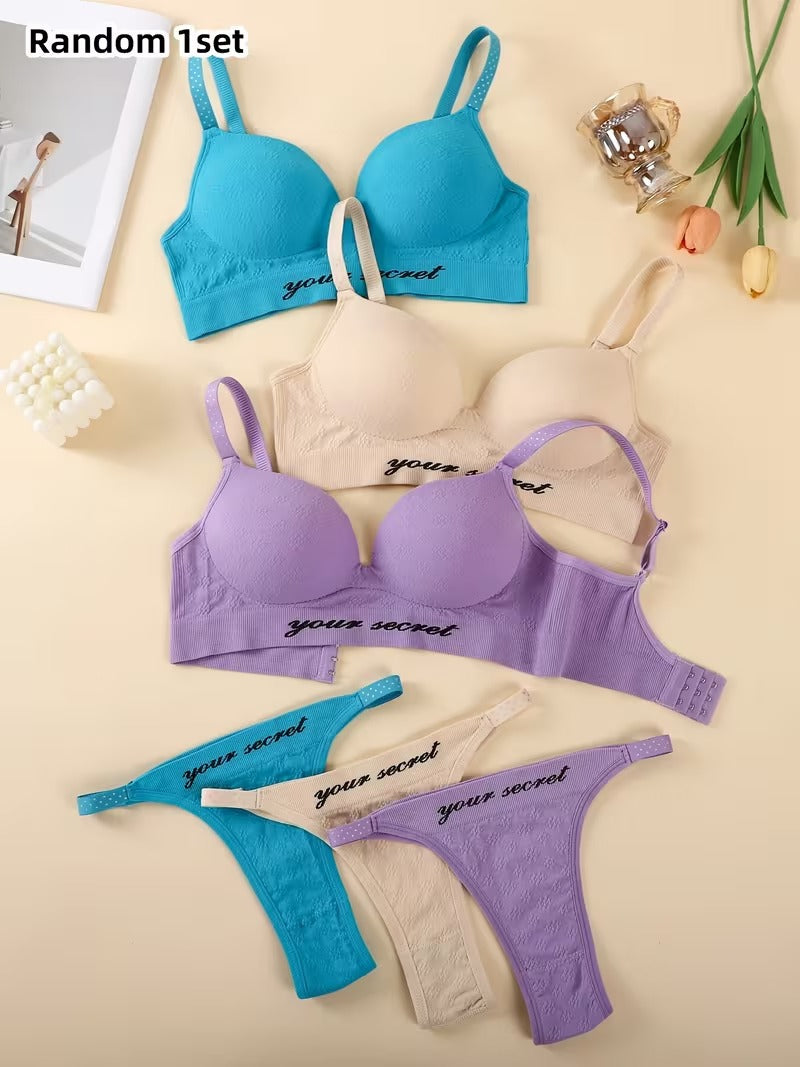 Ultra Breathable Comfort Bra Set