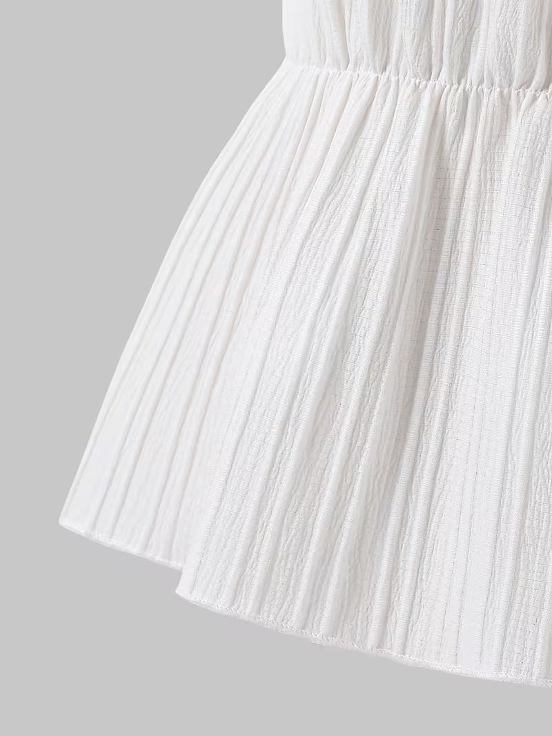 Trendy Girls Bow Tie Co-Ord Set