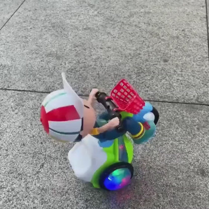 Musical Stunt Tricycle Toy with Lights & 360° Stunts